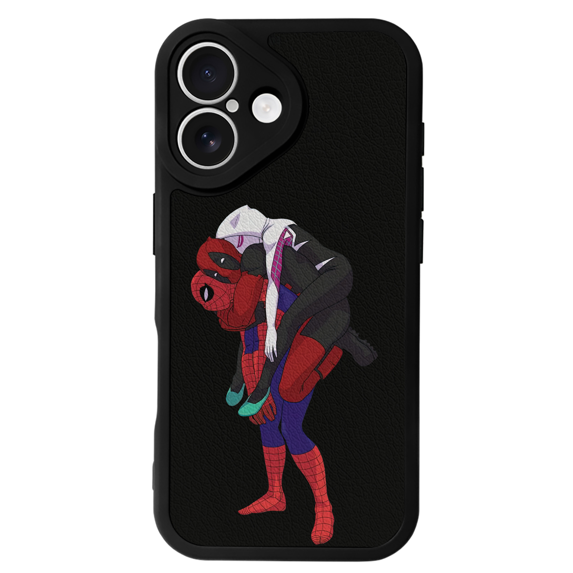 （画像用） Deadpool デッドプール 【iPhone 16シリーズ対応】シリコンスマホケース（レザー調） 材質：シリコン